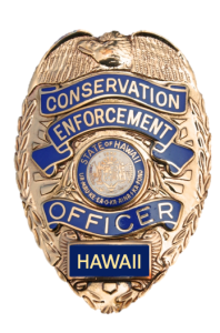 Hawaii DOCARE conservation enforcement badge